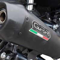 Exhaust compatible with Bmw C 400 X -GT 2019-2020, Pentaroad Black, Slip-on exhaust legal for UK and non-EU markets including link pipe and removable db killer 