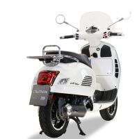 Egzoz ile uyumlu Piaggio Vespa Gt - Gtv 250 I.E. 2007-2009, Evo4 Road, Onaylanmış ve yasal, çıkarılabilir db öldürücü dahil tam sistem egzozu 