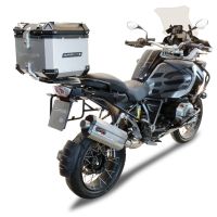 Top case GPR TECH compatible with  Bmw F 850 Gs Adventure 2021/2023 e5 GPR TECH Top case in aluminum, silver color with specific plate included Capacity 45 LT.