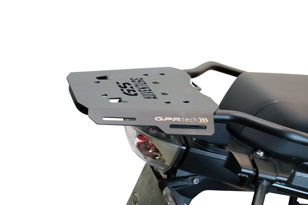 Top case GPR TECH compatible with  Bmw F 850 Gs Adventure 2021/2023 e5 GPR TECH Top case in aluminum, silver color with specific plate included Capacity 45 LT.
