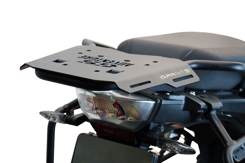 Top case GPR TECH compatible with  Bmw F 850 Gs Adventure 2021/2023 e5 GPR TECH Top case in aluminum, silver color with specific plate included Capacity 45 LT.