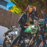 Egzoz ile uyumlu Royal Enfield Himalayan 410 DIAM 42.5 2017-2020, Deeptone Inox, Yarış Sistemi Susturucu ve özel bağlantı borusu 