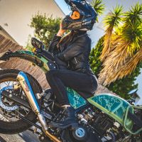 Egzoz ile uyumlu Royal Enfield Himalayan 410 DIAM 42.5 2017-2020, Powercone Evo, Yalnızca gürültü için onaylanan sistem, AB dışındaki pazarlar için geçerlidir Susturucu ve özel bağlantı borusu 