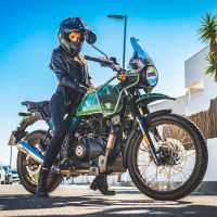 Egzoz ile uyumlu Royal Enfield Himalayan 410 DIAM 42.5 2017-2020, Powercone Evo, Yalnızca gürültü için onaylanan sistem, AB dışındaki pazarlar için geçerlidir Susturucu ve özel bağlantı borusu 