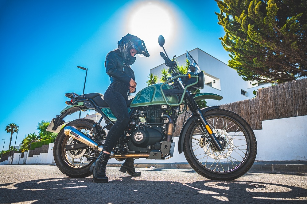 Egzoz ile uyumlu Royal Enfield Himalayan 410 DIAM 42.5 2017-2020, Powercone Evo, Yalnızca gürültü için onaylanan sistem, AB dışındaki pazarlar için geçerlidir Susturucu ve özel bağlantı borusu 