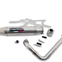 Egzoz ile uyumlu Honda Ruckus NPS50 2003-2025, Deeptone Inox, Homologe edilmemiş dbkiller ile yarış sistemi Tam hat, susturucu artı toplayıcı 