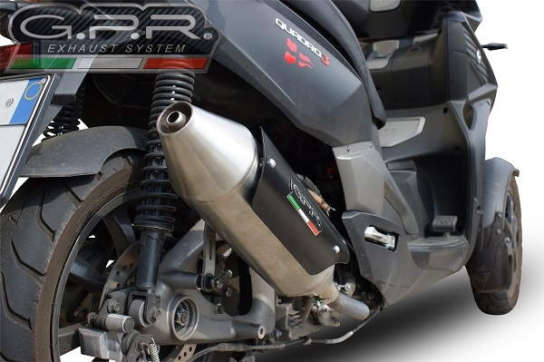 Egzoz ile uyumlu Quadro Qv 3 2018-2020, Power Bomb, Orijinal manifolda herhangi bir değişiklik yapmadan takılabilen susturucu 