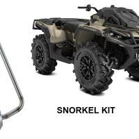 Egzoz ile uyumlu Can Am Outlander 650 XT 2013-2023, Snorkel kit, Pentacross terminali için şnorkel uzatma kiti 