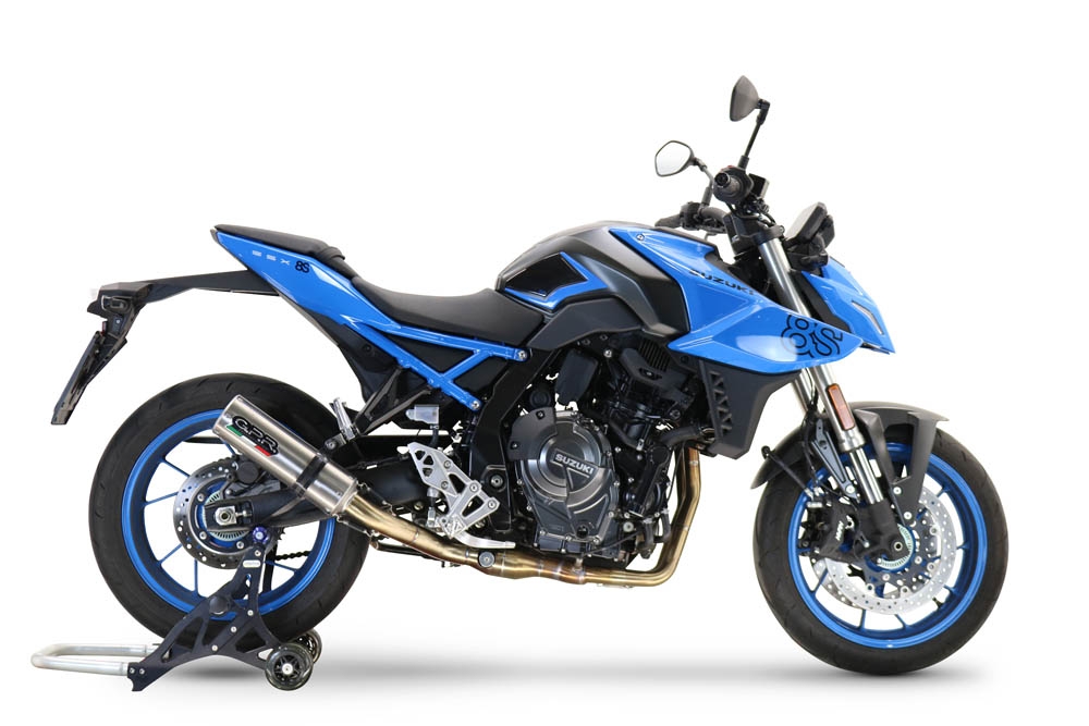 Egzoz ile uyumlu Suzuki Gsx-8S 2022-2024, M3 Inox , Yalnızca gürültü için onaylanan sistem, AB dışındaki pazarlar için geçerlidir Tam hat, susturucu artı toplayıcı 