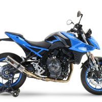 Egzoz ile uyumlu Suzuki Gsx-8S 2022-2024, M3 Inox , Yalnızca gürültü için onaylanan sistem, AB dışındaki pazarlar için geçerlidir Tam hat, susturucu artı toplayıcı 