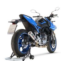 Egzoz ile uyumlu Suzuki Gsx-8S 2022-2024, M3 Inox , Yalnızca gürültü için onaylanan sistem, AB dışındaki pazarlar için geçerlidir Tam hat, susturucu artı toplayıcı 