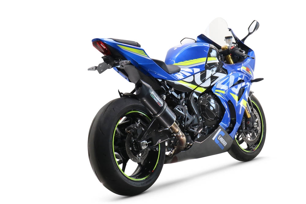 Egzoz ile uyumlu Suzuki Gsx-R 1000 - 1000 R 2021-2025, Furore Evo4 Nero, Egzoz yasal, onaylı, çıkarılabilir db killer ve bağlantı borulu susturucu 