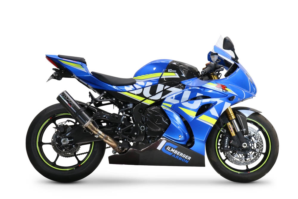 Egzoz ile uyumlu Suzuki Gsx-R 1000 - 1000 R 2021-2025, M3 Poppy , Yarış Sistemi Susturucu ve özel bağlantı borusu 