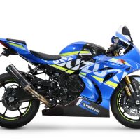 Egzoz ile uyumlu Suzuki Gsx-R 1000 - 1000 R 2021-2025, M3 Poppy , Yarış Sistemi Susturucu ve özel bağlantı borusu 