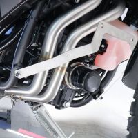Egzoz ile uyumlu Yamaha Tenere 700 2019-2020, Decatalizzatore + Paracoppa Titanio, Decat boru daha fazla motor titanyum koruma plakası 