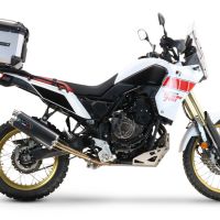 Topkoffer GPR TECH compatibel met  Yamaha Tenere 700 2019/2020 e4 Alüminyum, gümüş renginde üst kasa, tavan rafı ve özel plaka dahil Kapasite Litre 35