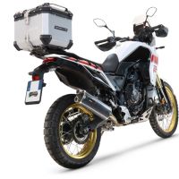 Topkoffer GPR TECH compatibel met  Yamaha Tenere 700 2021/2024 e5 Alüminyum, gümüş renginde üst kasa, tavan rafı ve özel plaka dahil Kapasite Litre 45