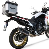 Topkoffer GPR TECH compatibel met  Yamaha Tenere 700 2021/2024 e5 Alüminyum, gümüş renginde üst kasa, tavan rafı ve özel plaka dahil Kapasite Litre 45