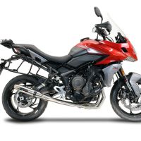 Egzoz ile uyumlu Triumph Tiger Sport 660 2022-2024, Deeptone Inox, Yalnızca gürültü için onaylanan sistem, AB dışındaki pazarlar için geçerlidir Tam hat, susturucu artı toplayıcı 