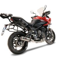 Egzoz ile uyumlu Triumph Tiger Sport 660 2022-2024, M3 Inox , Yalnızca gürültü için onaylanan sistem, AB dışındaki pazarlar için geçerlidir Tam hat, susturucu artı toplayıcı 