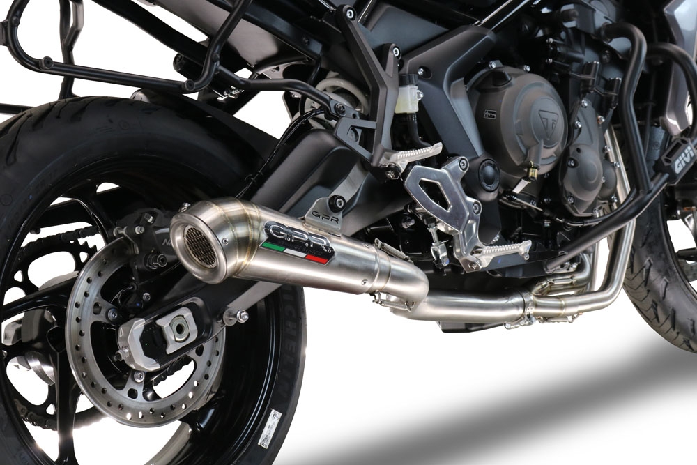 Egzoz ile uyumlu Triumph Tiger Sport 660 2022-2024, Powercone Evo, Homologe edilmemiş dbkiller ile yarış sistemi Tam hat, susturucu artı toplayıcı 