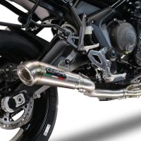 Egzoz ile uyumlu Triumph Tiger Sport 660 2022-2024, Powercone Evo, Homologe edilmemiş dbkiller ile yarış sistemi Tam hat, susturucu artı toplayıcı 