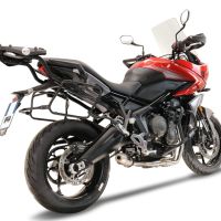 Egzoz ile uyumlu Triumph Trident 660 2021-2024, Deeptone Inox, Yalnızca gürültü için onaylanan sistem, AB dışındaki pazarlar için geçerlidir Tam hat, susturucu artı toplayıcı 