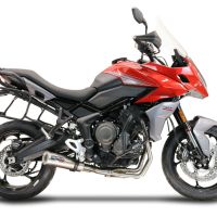 Egzoz ile uyumlu Triumph Tiger Sport 660 2022-2024, M3 Inox , Yalnızca gürültü için onaylanan sistem, AB dışındaki pazarlar için geçerlidir Tam hat, susturucu artı toplayıcı 