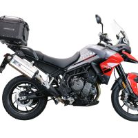 Topkoffer GPR TECH compatibel met  Triumph Tiger 850 Sport 2020/2024 e5 Alüminyum üst kasa, siyah renk ve özel plaka dahildir Kapasite Litre 35