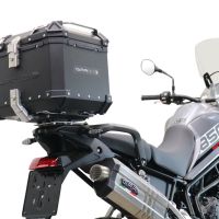 Topkoffer GPR TECH compatibel met  Triumph Tiger 1200 Gt - Rally 2022/2024 e5 Alüminyum üst kasa, siyah renk ve özel plaka dahildir Kapasite Litre 35