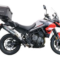 Topkoffer GPR TECH compatibel met  Triumph Tiger 900 2020/2023 e5 Alüminyum üst kasa, siyah renk ve özel plaka dahildir Kapasite Litre 55