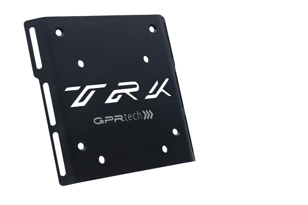Top case GPR TECH compatible with  Benelli Trk 125 2019/2023 GPR TECH Top case in aluminum, silver color with specific plate included Capacity 35 LT.