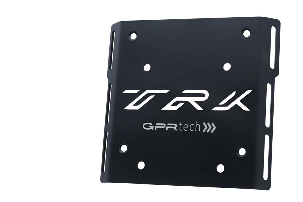Top case GPR TECH compatible with  Benelli Trk 125 2019/2023 GPR TECH Top case in aluminum, silver color with specific plate included Capacity 35 LT.