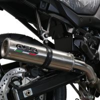 Exhaust compatible with Suzuki V-Strom DL650 2017-2020, M3 Inox , Mid-full system exhaust legal for UK and non-EU markets including removable db killer 