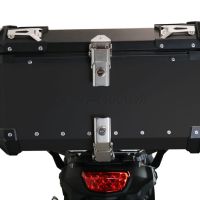Topkoffer GPR TECH compatibel met  Suzuki V-Strom Dl 650 2017/2020 e4 Alüminyum üst kasa, siyah renk ve özel plaka dahildir Kapasite Litre 55