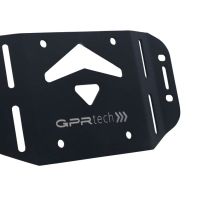 GPR TECH compatible with  Kawasaki Gtr 1400 2015/2016 GPR TECH Specific fitting plate Top Case ALPITECH 35 LT compatible with original luggage rack,stainless steel made with 4 anchor points
