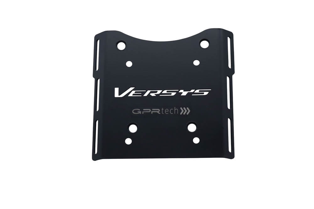 Topkoffer GPR TECH compatibel met  Kawasaki Versys-X 300 2017/2021 e4 Alüminyum üst kasa, siyah renk ve özel plaka dahildir Kapasite Litre 45