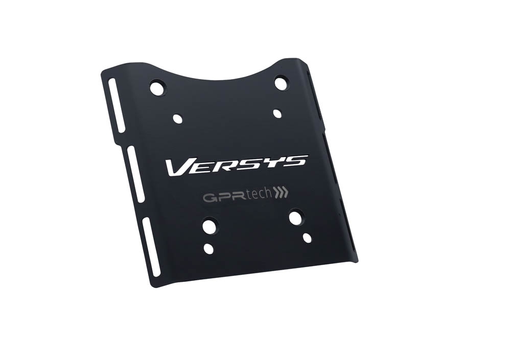 Topkoffer GPR TECH compatibel met  Kawasaki Versys-X 300 2017/2021 e4 Alüminyum üst kasa, siyah renk ve özel plaka dahildir Kapasite Litre 45