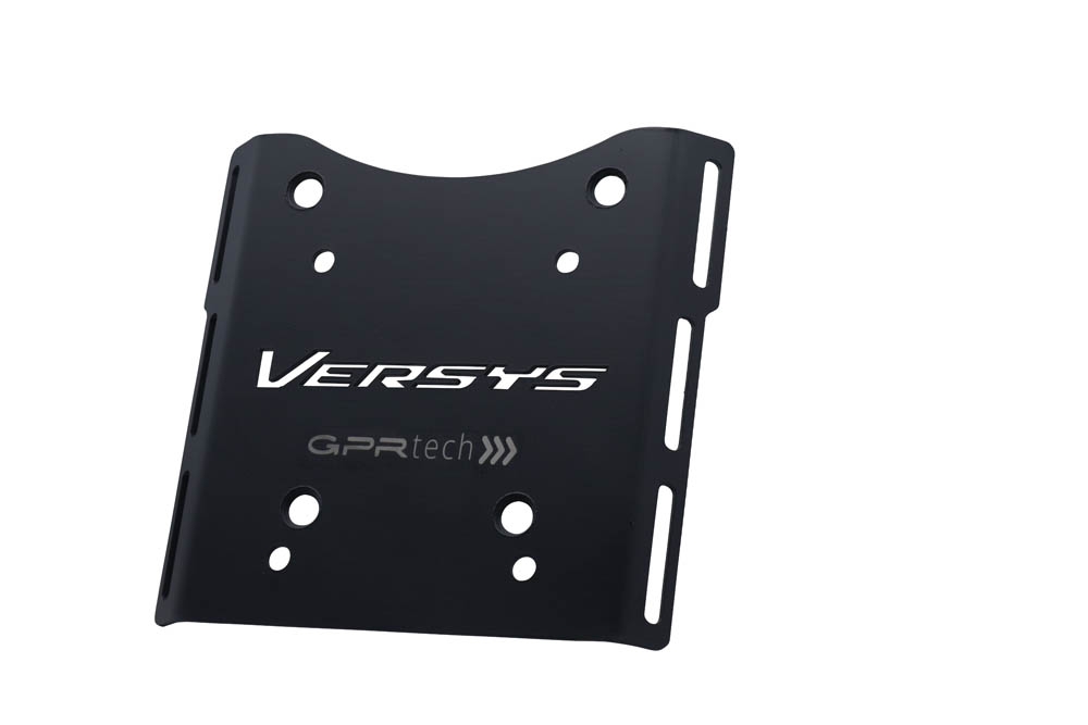 Topkoffer GPR TECH compatibel met  Kawasaki Versys-X 300 2017/2021 e4 Alüminyum üst kasa, siyah renk ve özel plaka dahildir Kapasite Litre 45