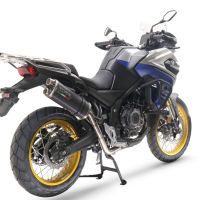 Egzoz ile uyumlu Voge 525DSX 2023-2024, Dual Poppy, Egzoz yasal, onaylı, çıkarılabilir db killer ve bağlantı borulu susturucu 