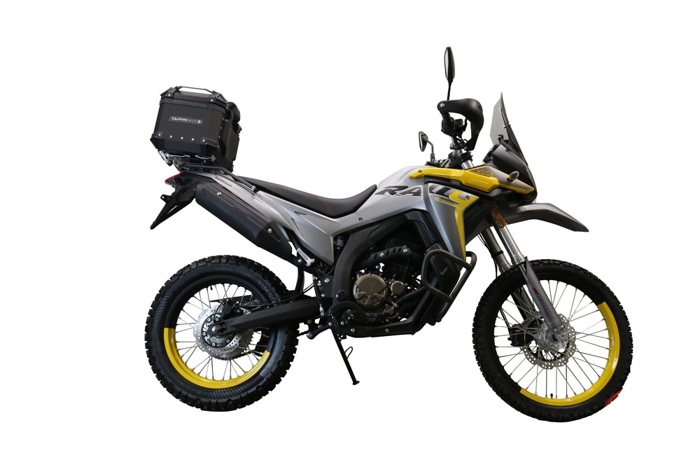 Topkoffer GPR TECH compatibel met  Voge 300Rally 2022/2024 e5 Alüminyum üst kasa, siyah renk ve özel plaka dahildir Kapasite Litre 26