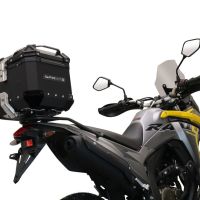 Topkoffer GPR TECH compatibel met  Voge 300Rally 2022/2024 e5 Alüminyum üst kasa, siyah renk ve özel plaka dahildir Kapasite Litre 26