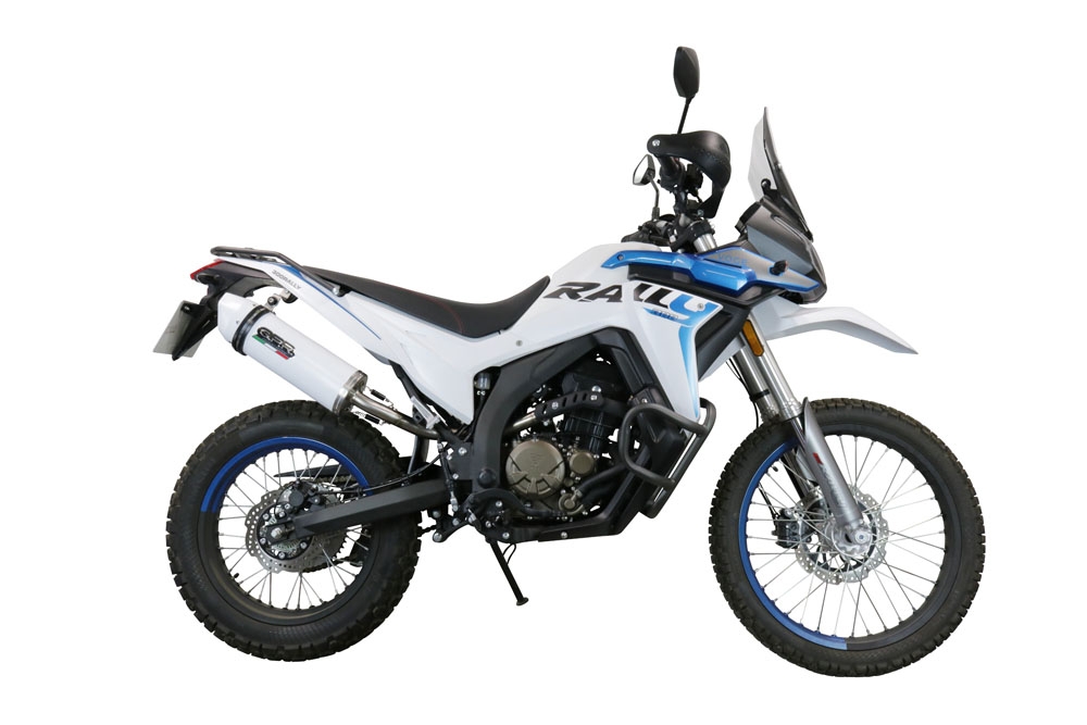 Egzoz ile uyumlu Voge 300Rally 2022-2024, Albus Evo4, Onaylı egzoz, bağlantı borusu ve çıkarılabilir db öldürücü dahil Avrupa DIŞI pazarlar için yasal 