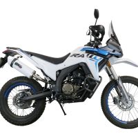 Egzoz ile uyumlu Voge 300Rally 2022-2024, Albus Evo4, Onaylı egzoz, bağlantı borusu ve çıkarılabilir db öldürücü dahil Avrupa DIŞI pazarlar için yasal 