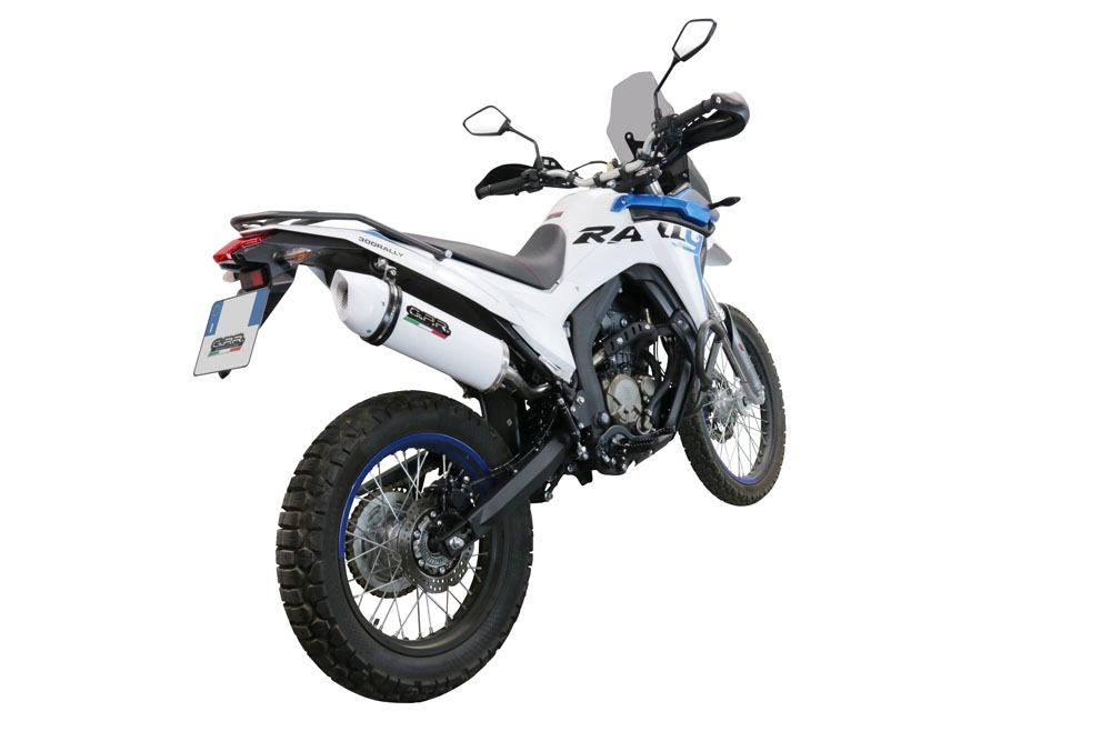 Egzoz ile uyumlu Voge 300Rally 2022-2024, Albus Evo4, Onaylı egzoz, bağlantı borusu ve çıkarılabilir db öldürücü dahil Avrupa DIŞI pazarlar için yasal 