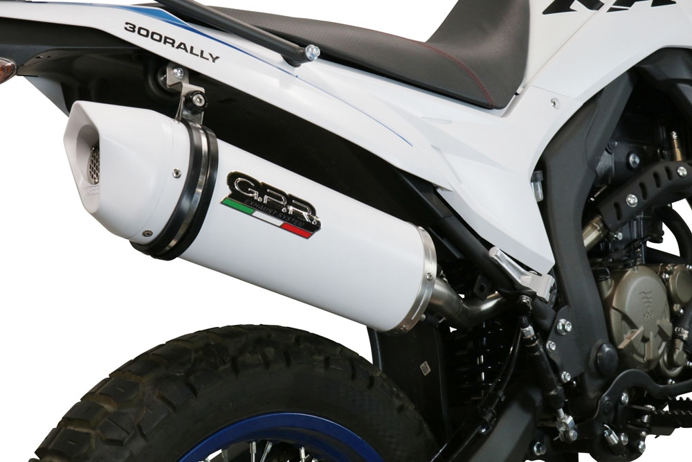 Egzoz ile uyumlu Voge 300Rally 2022-2024, Albus Evo4, Onaylı egzoz, bağlantı borusu ve çıkarılabilir db öldürücü dahil Avrupa DIŞI pazarlar için yasal 