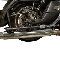 Egzoz ile uyumlu Kawasaki Vulcan VN 1700 Voyager ABS 2011-2016, Maxy Deeptone Cruiser, Homologe sistem Susturucu ve özel bağlantı borusu 