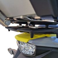 Topkoffer GPR TECH compatibel met  Suzuki V-STROM DL 800 DE - SE 2023-2025 e5 Alüminyum üst kasa, siyah renk ve özel plaka dahildir Kapasite Litre 55