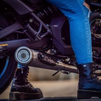 Egzoz ile uyumlu Kawasaki Vulcan 650 S 2021-2023, Powercone Evo, Yalnızca gürültü için onaylanan sistem, AB dışındaki pazarlar için geçerlidir Tam hat, susturucu artı toplayıcı 