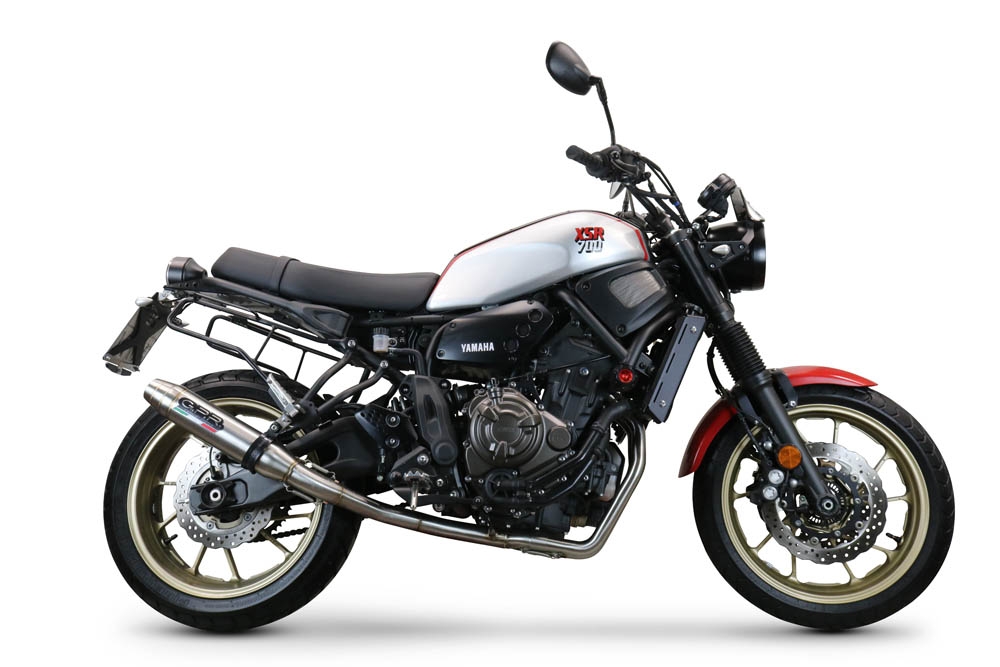 Egzoz ile uyumlu Yamaha Xsr 700 2021-2024, Deeptone Inox, Yalnızca gürültü için onaylanan sistem, AB dışındaki pazarlar için geçerlidir Tam hat, susturucu artı toplayıcı 